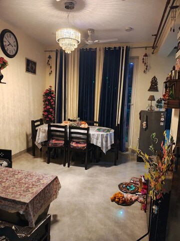 Living Room in 2 BHK Apartment at Zeta I Greater Noida – for Rent