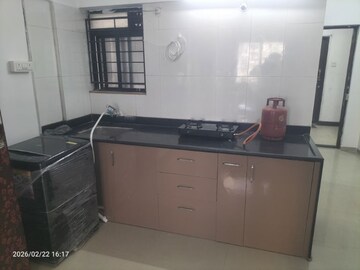 Kitchen in 1 RK Apartment at Nandan Acura, Balewadi – for Rent