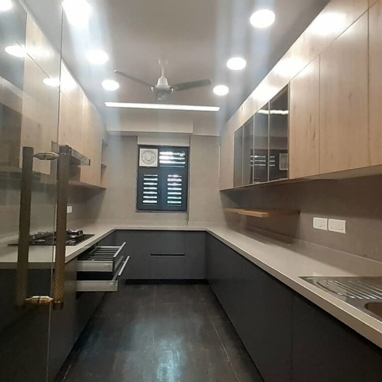 Kitchen, east of kailash 3 Bedroom 1800 Sq.Ft. Builder Floor In East Of Kailash Delhi 9961484