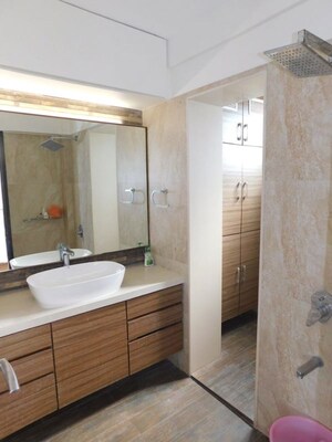 Bathroom in 3 BHK Apartment at Ashoka Tower Andheri, Versova – for Rent