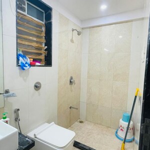 Bathroom in 1 BHK Apartment at Aspen Park, Sonawala Industry Estate – for Rent
