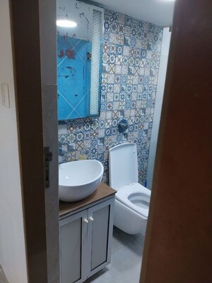 Bathroom in 2 BHK Apartment at Seven Bunglow – for Rent