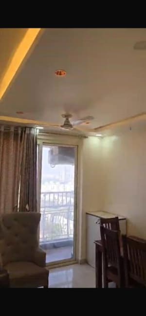 Living Room in 1 BHK Apartment at Omaxe NRI Villas, Omega Ii Greater Noida – for Rent