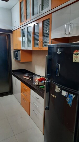 Kitchen in 2 BHK Apartment at Tharwani Heritage, Kharghar Sector 7 – for Rent