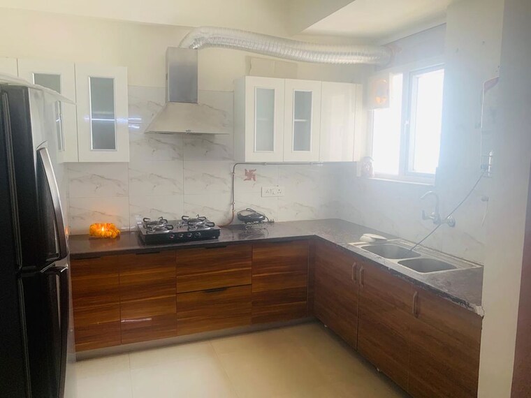 Kitchen, nk-sharma-savitry-greens 3 Bedroom 1735 Sq.Ft. Apartment In Lohgarh Zirakpur 10013392