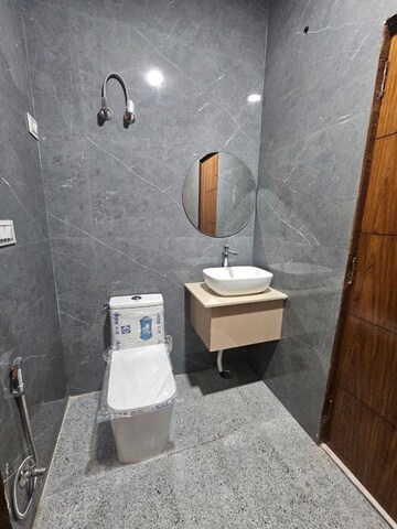 Bathroom in 2 BHK Builder Floor at Chattarpur – for Rent