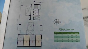 Floor Plan in 2 BHK Apartment at Kiran Sky Tree Tower, Talegaon Dabhade – for Sale