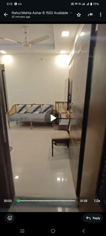 Kitchen in 1 BHK Apartment at DSS Kalpavruksha Oak, Ghodbunder Road – for Sale