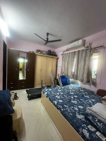 Master Bedroom in 1 BHK Apartment at Nirmal Lifestyle Residency CHS Ltd, Mulund West – for Rent