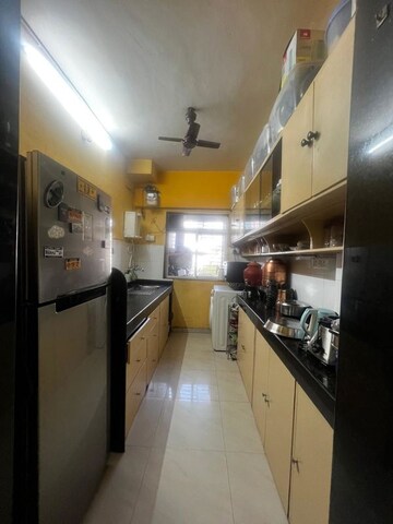Kitchen in 1 BHK Apartment at Nirmal Lifestyle Residency CHS Ltd, Mulund West – for Rent