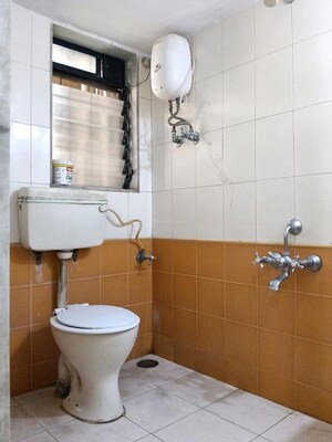 Bathroom in 2.5 BHK Apartment at Hiranandani The Walk, Ghodbunder Road – for Rent