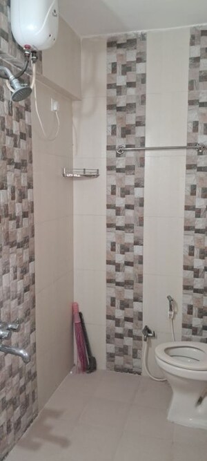 Bathroom in 3 BHK Apartment at Sanskruti Arcade, Wakad – for Rent