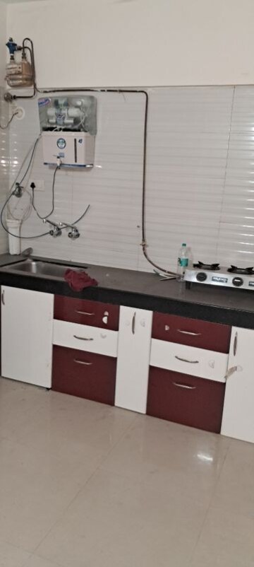 Kitchen in 3 BHK Apartment at Sanskruti Arcade, Wakad – for Rent