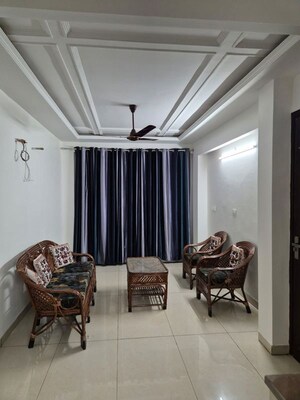 Living Room in 3 BHK Apartment at Green Valley Residencia, Ghazipur – for Rent