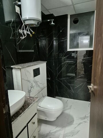 Bathroom in 3 BHK Apartment at Green Valley Residencia, Ghazipur – for Rent