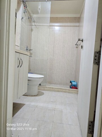 Bathroom in 2.5 BHK Builder Floor at Smart World Gems, Sector 89 – for Rent
