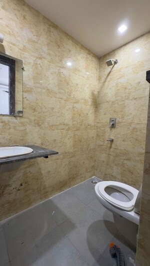 Bathroom in 2.5 BHK Builder Floor at Chattarpur – for Rent