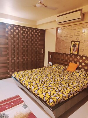 Bedroom in 3 BHK Apartment at Ganga CHS Dapodi, Dapodi – for Sale