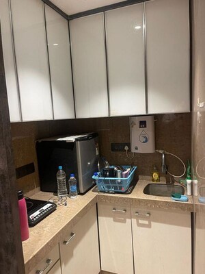 Kitchen in Studio Apartment at Vile Parle West – for Rent