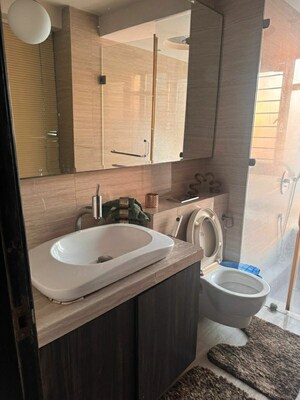 Bathroom in  Showroom at Juhu Scheme, Juhu – for Rent