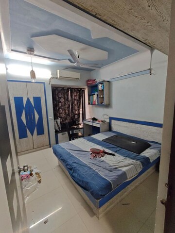 Bedroom in 1 BHK Apartment at Rutu Estate, Brahmand – for Rent