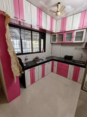 Kitchen in 1 BHK Apartment at Rutu Estate, Brahmand – for Rent