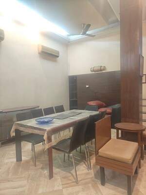Dining area in 4 BHK Independent House at Sarvapriya Vihar – for Rent