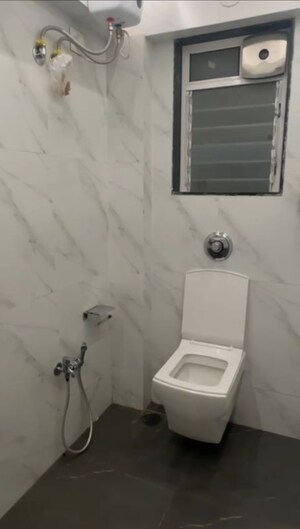 Bathroom in 2 BHK Apartment at Oxford Navrang Oasis, Goregaon West – for Rent