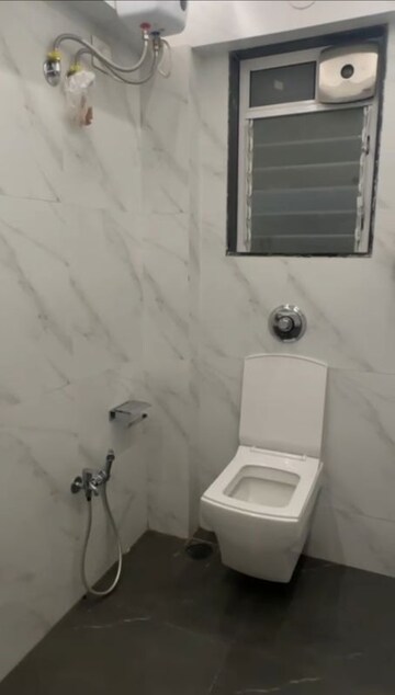 Bathroom in 2 BHK Apartment at Oxford Navrang Oasis, Goregaon West – for Rent