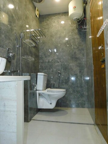 Bathroom in 2 BHK Builder Floor at Green Park Extension – for Rent