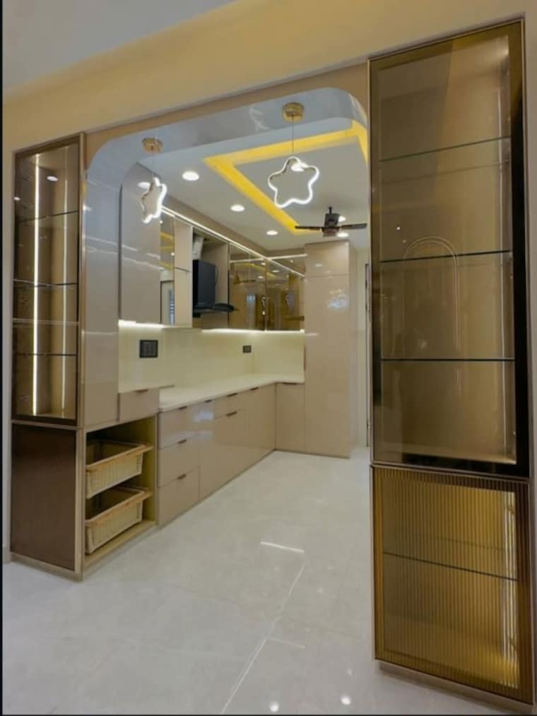 Kitchen, uttam nagar 4 Bedroom 1500 Sq.Ft. Builder Floor In Uttam Nagar Delhi 10013838