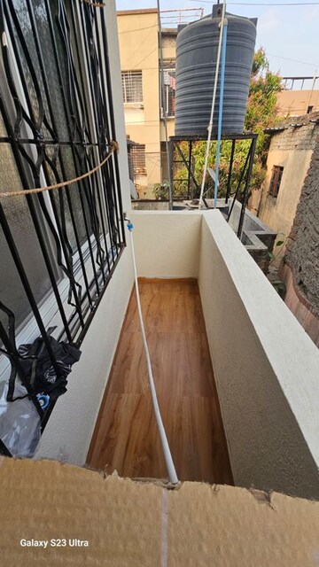 Balcony in 1 BHK Apartment at Wadgaon Sheri – for Rent