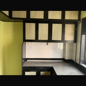 Kitchen in 1 BHK Apartment at Shree Yamuna CHS, Sunder Pada – for Rent