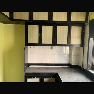 Kitchen in 1 BHK Apartment at Shree Yamuna CHS, Sunder Pada – for Rent