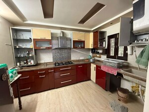 Kitchen in 3 BHK Apartment at Apex Anuradha Apartments, Paschim Vihar – for Rent