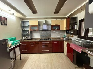Kitchen in 3 BHK Apartment at Apex Anuradha Apartments, Paschim Vihar – for Rent