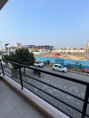 Balcony in 3.5 BHK Builder Floor at Wave Floors Premium, Wave City – for Rent