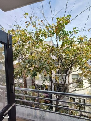Balcony in 2 BHK Builder Floor at East Of Kailash – for Rent