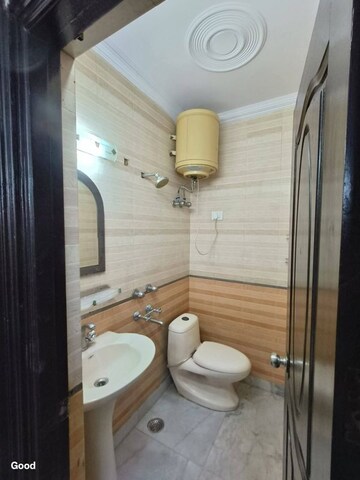 Bathroom in 2 BHK Builder Floor at East Of Kailash – for Rent