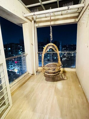 Staircase in 2 BHK Apartment at Balaji Oriana Crest, Wakad – for Sale