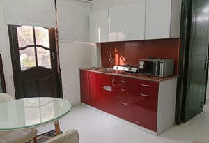 Kitchen in 1 BHK Builder Floor at Greater Kailash I – for Rent