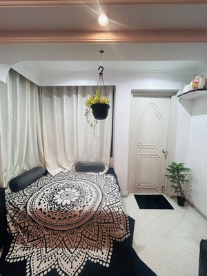 Living Room in 2 BHK Apartment at Smita Apartments, Megh Malhar Society – for Rent