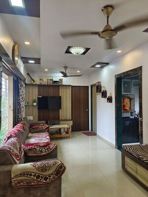 Living Room in 2.5 BHK Apartment at Neema Sharda Heights, Andheri East – for Sale