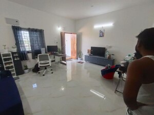 Living Room in 2 BHK Apartment at Sky Heights Puppalaguda, Puppalaguda – for Rent