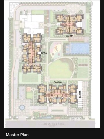 Master Plan in 3 BHK Apartment at SKA Divine, Sector 1 Wave City – for Sale