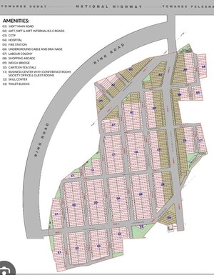 Staircase in  Warehouse at Palsana – for Rent