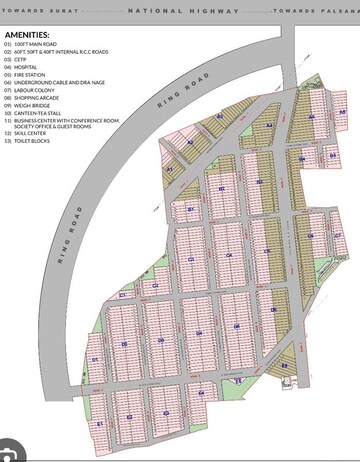 Staircase in  Warehouse at Palsana – for Rent