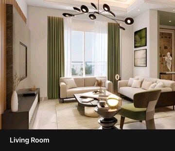 Living Room in 4 BHK Apartment at Gaur NYC Residences, Sector 3 Wave City – for Sale