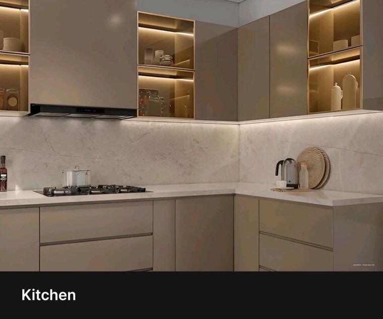 Kitchen, gaur-nyc-residences 4 Bedroom 2210 Sq.Ft. Apartment In Sector 3 Wave City Ghaziabad 10014115