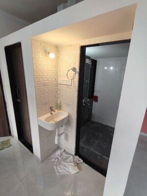 Bathroom in 1 BHK Apartment at Vinay Unique Avenue 210, Morya Nagar – for Rent